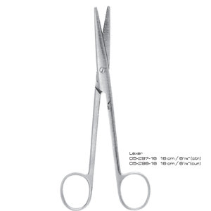Ciseaux de dissection en acier inoxydable de classe II, lames angulées de précision, réutilisables, autoclavables, certifiés CE pour usage chirurgical et médical - Product Image 3