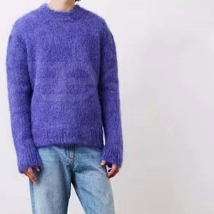 Pulls pour hommes, tricotés, chauds, à manches longues, décontractés, col rond, mode, confortables, légers, vêtements d'hiver pour hommes - Product Image 3