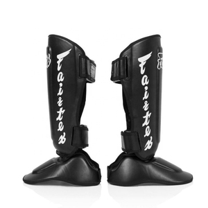 Protège-tibias Fairtex de haute qualité pour entraînement de Muay Thai et Kickboxing, en cuir PU personnalisé, pour MMA professionnel, vente en gros - Product Image 3