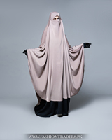 Nuevo Khimar Malva de Cuello Holgado y Ancho, Pañuelo Extra Grande para la Cabeza, Hiyab Musulmán para Mujer, Venta al por Mayor, Modesto, Transpirable, de Poliéster, Manga Larga