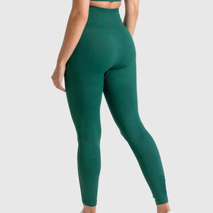 Women's Econex Sports High Waist <b>Leggings</b> Solid Full Length Belly Support Reflective Seamless Elastic Waist <b>Pockets</b> All-Day - Product Image 2