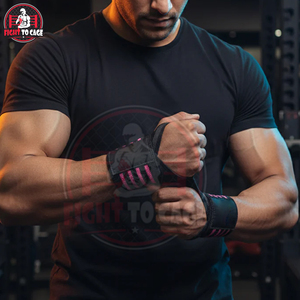 2026 <b>Black</b> And Pink Color Good Supplier New Arrival Fully Customized Popular New Trendy Product weightlifting hand <b>wrap</b> - Product Image 6