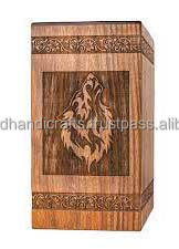 Urnes en bois professionnelles adultes de cendres humaines soutenant des urnes en bois personnalisées - Product Image 2