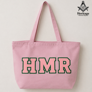 HMR Alpha |   Sac de shopping réversible brodé Kapa Alpha Soror pour femmes |   Sacs fourre-tout personnalisés brodés pour femmes de sororité - Product Image 4