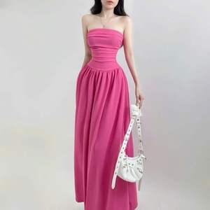 Vestido de Noche de Seda Vietnamita a la Moda, Largo hasta el Suelo, Estilo Casual Dulce, Diseño Elegante - Product Image 2