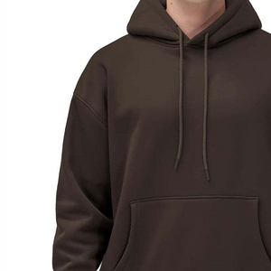 Nueva Llegada: Sudadera con Capucha Extra Grande para Hombre, 100% Algodón, Transpirable, Moderna, de Color Sólido, con Logotipo Personalizado en la Parte Delantera - Product Image 3