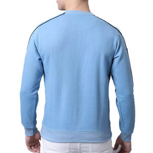 Men's Custom Thermal Sweatshirt Thick French Terry Long Sleeve <b>Jumper</b> Soft Cotton Crew Neck Winter Clothing High Quality - Product Image 3