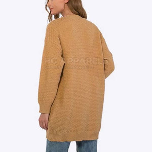 Cozy Winter <b>Women's</b> <b>Cardigan</b> High Quality Cotton/Wool Blend Breathable Eco-Friendly Fabric Anti-Wrinkle Durable Stitching Soft - Product Image 2
