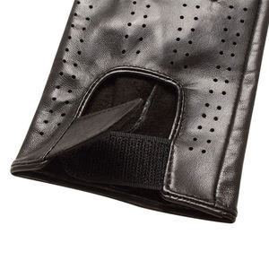 Gants en cuir véritable rouges fins et élégants pour femme / Gants de conduite respirants en cuir pour femme - Product Image 3