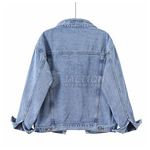 Veste en jean pour femme, design personnalisé, respirante, légère, manches longues, best-seller. - Product Image 2