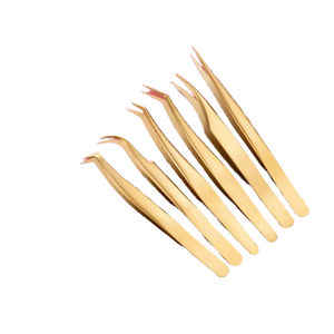 Pinzas Profesionales para Pestañas de Acero Inoxidable Hechas a Medida, Duraderas, de 10 mm, con Punta Suave de Alta Calidad, Herramienta para Salón de Belleza - Product Image 1