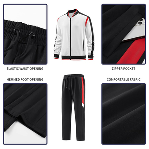 Conjunto Deportivo de Dos Piezas para Hombre, Colección de Invierno de la Mejor Calidad, Estilo Moderno, Transpirable, con Logotipo Personalizado, Sudadera con Capucha, Estilo Casual para Correr - Product Image 5