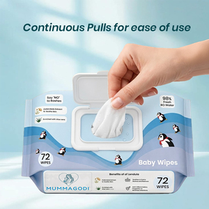 Lingettes humides jetables Mummagodi 100% jetables, lingettes sèches douces de qualité supérieure à l'aloe vera, vente en gros pour peaux sensibles - Product Image 2