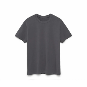 T-shirt à manches courtes pour homme de haute qualité, personnalisé, PUFFIN SPORTS OEM, couleur unie, coupe ample, col rond, tissu en jersey de coton, style décontracté - Product Image 3