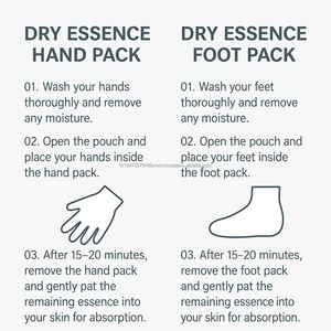 Skincare coreano xilitolo Centella Foot Peeling Essence maschera per l'idratazione della pelle brillante e piedi setosi - Product Image 5