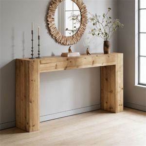Consolle in Legno Massello per Divano, Ingresso o Sala Principale - Product Image 3