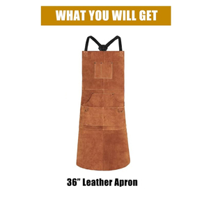 Heavy Duty Mechanic <b>Apron</b> With Pockets Industrial Workwear High Quality Wholesale ODM Factory 2026 - Product Image 4