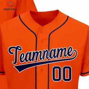 Camiseta de Béisbol con Botones, Estilo Clásico de Equipo, Camiseta de Béisbol al por Mayor, Impresión de Logotipo, Número y Nombre Personalizados - Product Image 2