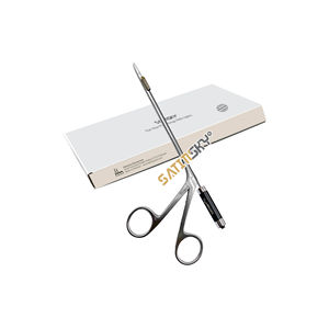 SATINSKY Pince à cérumen manuelle en acier inoxydable léger, type crocodile, certifiée CE, garantie 2 ans pour un nettoyage sûr des oreilles - Product Image 1