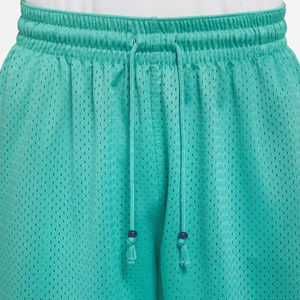 Pantalones Cortos de Baloncesto Blancos para Hombre con Detalle Naranja Frontal, Cintura Media, Cordón Ajustable, Bolsillos, Transpirables, Estampado por Transferencia Térmica, Poliéster - Product Image 5