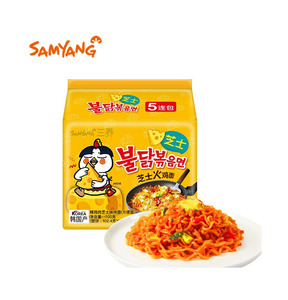 บะหมี่ซัมยังคุณภาพสูง สูตรดั้งเดิม สำหรับทำซุปและผัดสไตล์เกาหลีแท้ๆ - Product Image 1