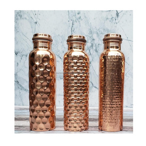 Botella de Agua de Cobre Ecológica Auténtica para Beber Directamente a Diario, Ayurvédica y Saludable, Uso Unisex - Product Image 5