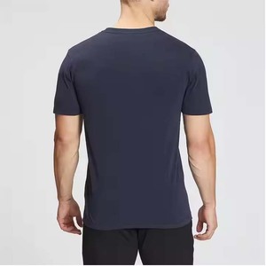 Hot Selling New Design Microfiber Men's T-Shirt Distressed Embroidery <b>Screen</b> Printed Breathable Cotton <b>Bamboo</b> Fiber T-Shirt - Product Image 4