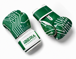 Guantes de Boxeo IBERIA Premium Verdes, de Cuero PU, para Entrenamiento, con Logotipo Personalizado, OEM, Equipo de Boxeo al por Mayor - Product Image 4