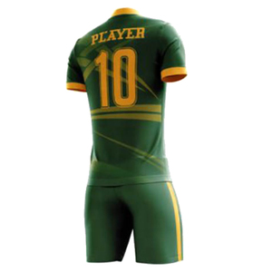 Wholesale Unisex Customizable 200Gsm plus size Soccer Jersey Set Shirt Shorts Breathable Quick Dry 100% Polyester Summer Premium - Product Image 1