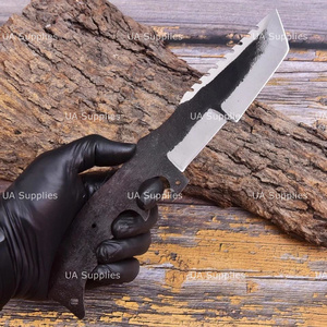 Cuchillo trazador de acero UA Supplies 1095, hoja fija de punta caída, grado industrial, hoja en bruto de 8 pulgadas con espiga completa, venta al por mayor OEM, MOQ bajo - Product Image 5