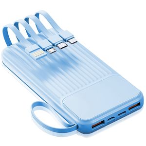 Caricabatterie Rapido PD22.5W, Power Bank Portatile da 20000mAh con Display Digitale e Maniglia, 4 Cavi Integrati, Compatibile IO - Product Image 6