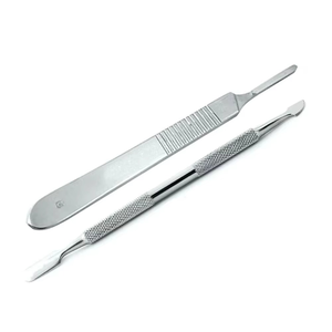 2 Piezas de Lujo, Empujador de Cutículas de Doble Cara con Hoja Curva y Mango de Bisturí, de Acero Inoxidable Premium, Herramientas de Belleza de Precisión en Caja - Product Image 5