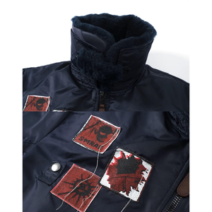 Chaqueta Bomber Transpirable para Hombre OEM – Exterior 100% Algodón – Relleno Acolchado de Poliéster/Algodón - Product Image 3