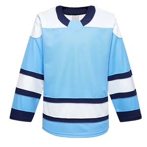 Nouveau maillot de hockey respirant personnalisé pour hommes, impression numérique en gros, nom et logo de l'équipe imprimés, haute qualité, séchage rapide, manches courtes pour le hockey sur glace - Product Image 1