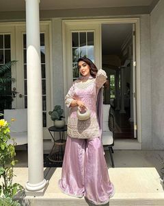 Ensemble Kurti Plazzo élégant pour femmes, dernière collection de vêtements ethniques, parfait pour les fêtes, les mariages et le quotidien, confortable et de créateur. - Product Image 6