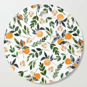 Planche à découper en bois artisanale, écologique et réutilisable pour le petit-déjeuner, le fromage et les fruits – Ustensile de cuisine personnalisable - Product Image 1