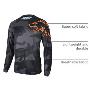 Camisetas de Ciclismo de Montaña para Hombre, Manga Larga, Jersey de Motocross Todoterreno, Secado Rápido, Absorbe la Humedad, Transpirable, Informal - Product Image 2