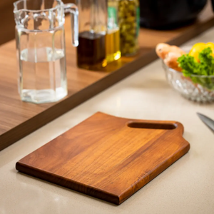 Planche à découper en bois écologique, antidérapante, légère, résistante au lave-vaisselle, durable, facile à couper, pour légumes et fruits, pour la cuisine quotidienne - Product Image 5