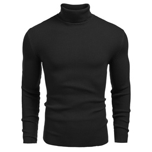 Spring Summer Short Sleeve <b>Checkered</b> Pattern Ribbed Men's <b>Top</b> Zipper Polo Neck Men's Cotton Knit Sweater - Product Image 4