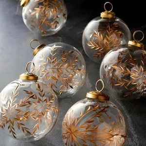 Mini-bouteilles en verre transparent en forme de globe, ornements transparents, boules à vœux en verre, boules suspendues à remplir avec bouchon doré - Product Image 2