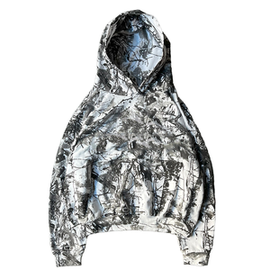 Sweat à capuche utilitaire de camouflage forestier, renforcé, imperméable et coupe-vent pour la chasse et les expéditions - Product Image 1