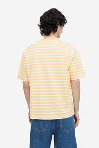 เสื้อยืดพิมพ์ลายตัวอักษรผ้าฝ้ายแท้ 100% สไตล์สปอร์ต ผ้าทอทรงโอเวอร์ไซส์สำหรับผู้ชาย - Product Image 2