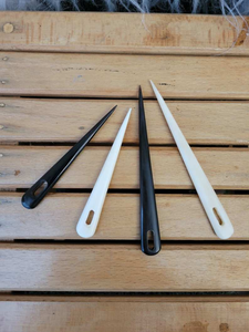Juego de Agujas de Hueso de Búfalo Hechas a Mano, Ecológicas y Duraderas, para Coser, Tejer, Punto de Cruz, Personalizables, Estilo Animal, para Trabajos en Cuero - Product Image 5