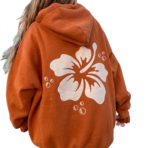 Women Winter Soft <b>Fleece</b> <b>Hoodie</b> <b>Oversized</b> Pullover Warm Long Sleeve Casual Lounge Streetwear Front Custom Printed Wholesale - Product Image 2