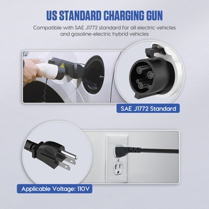 MRCARTOOL S300 Portable <b>EV</b> <b>Charger</b> With APP Control Level 2 Electric Vehicle <b>Charger</b> 110V 220V Type 1 Type 2 Charging <b>Cable</b> - Product Image 4
