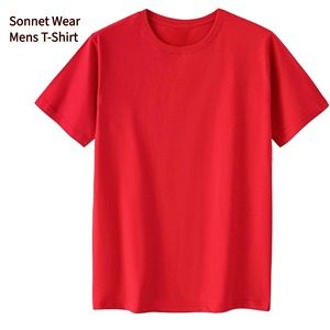 T-shirt basique unisexe décontracté en coton 100% lavé pour homme/femme, manches courtes, col rond - Product Image 2