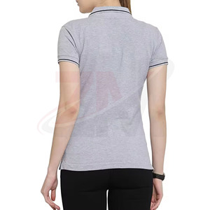 เสื้อโปโลผ้าฝ้ายแท้ 100% คุณภาพสูง น้ำหนักเบา สีพื้น สำหรับผู้หญิง แฟชั่นหรูหรา ขายส่ง สินค้ามาใหม่ รับผลิตตามแบรนด์ - Product Image 2