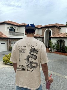 T-shirt imprimé surdimensionné pour homme, design personnalisé, coton lourd, streetwear, fabrication OEM, vente en gros - Product Image 4