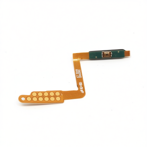 Cable flexible para botón de encendido Samsung Galaxy A7 2018 con sensor de huellas dactilares A750F negro - Product Image 2
