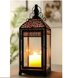 Unique Style Home Bedroom Balcony <b>Decoration</b> Accessories <b>Decorative</b> <b>Moroccan</b> Aluminium Metal Candle Lantern - Product Image 5